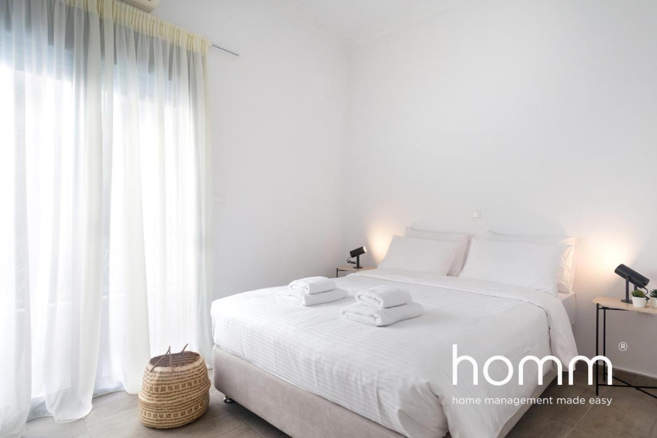 Apartament Exquisite Downtown Homm 2Bdr Evinou Str Ateny Zewnętrze zdjęcie