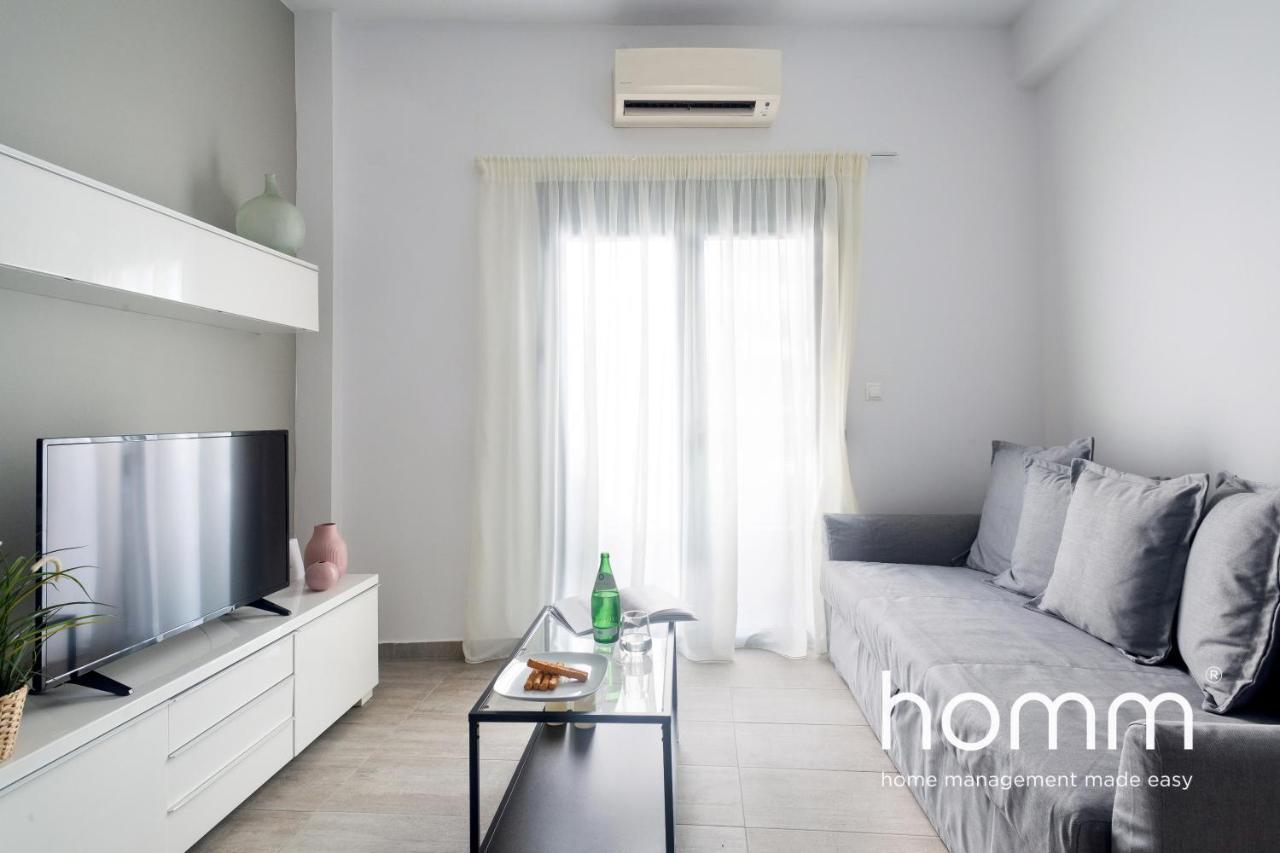 Apartament Exquisite Downtown Homm 2Bdr Evinou Str Ateny Zewnętrze zdjęcie
