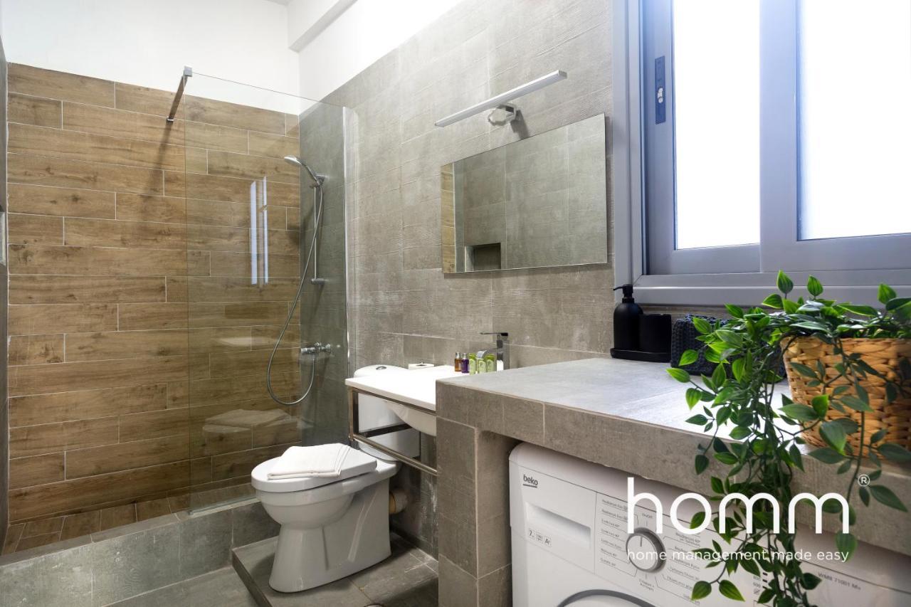 Apartament Exquisite Downtown Homm 2Bdr Evinou Str Ateny Zewnętrze zdjęcie
