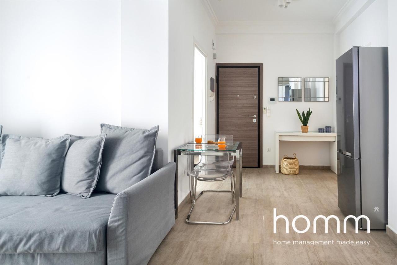 Apartament Exquisite Downtown Homm 2Bdr Evinou Str Ateny Zewnętrze zdjęcie